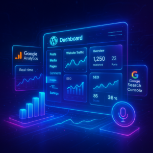 WordPress Google Analytics และ Search Console